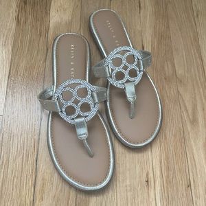 kelly and katie dahlin sandal- Metallic Gold